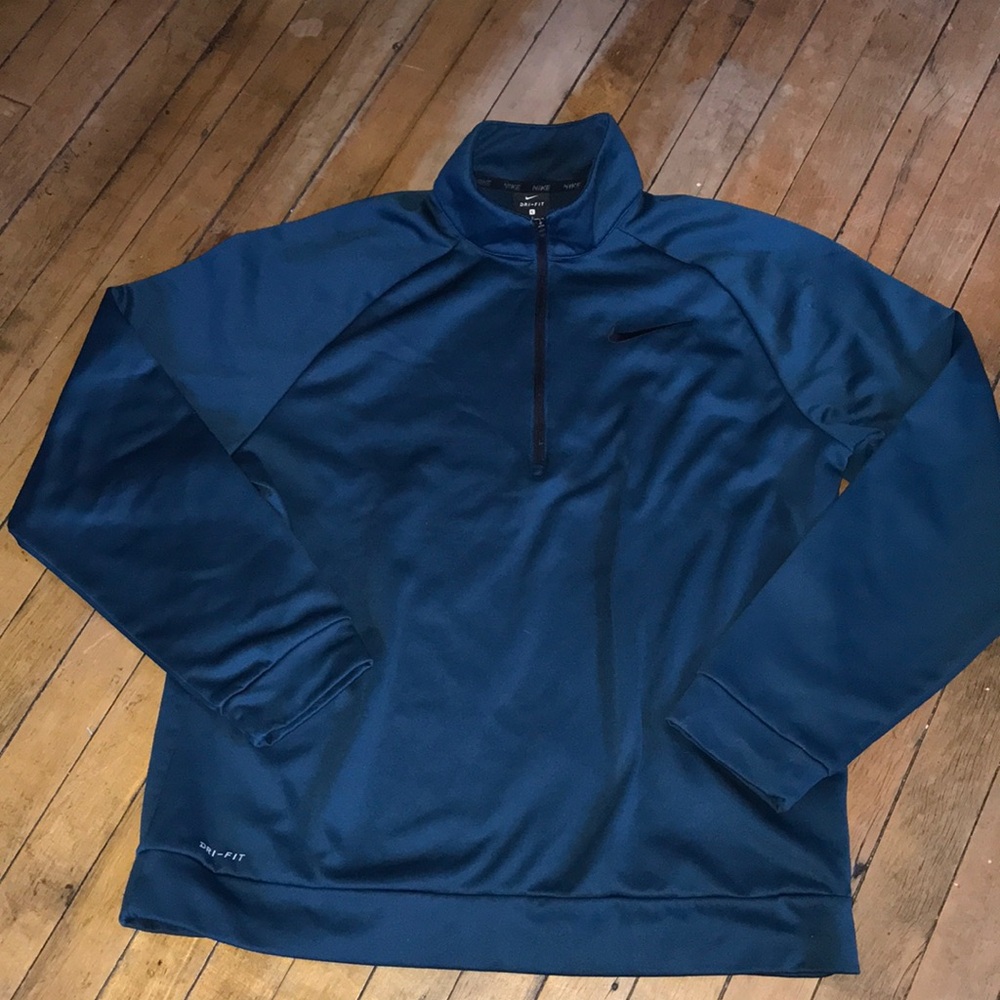Nike Men's Dri-FIT Half-Zip Pullover Jacket -‎ Blue
